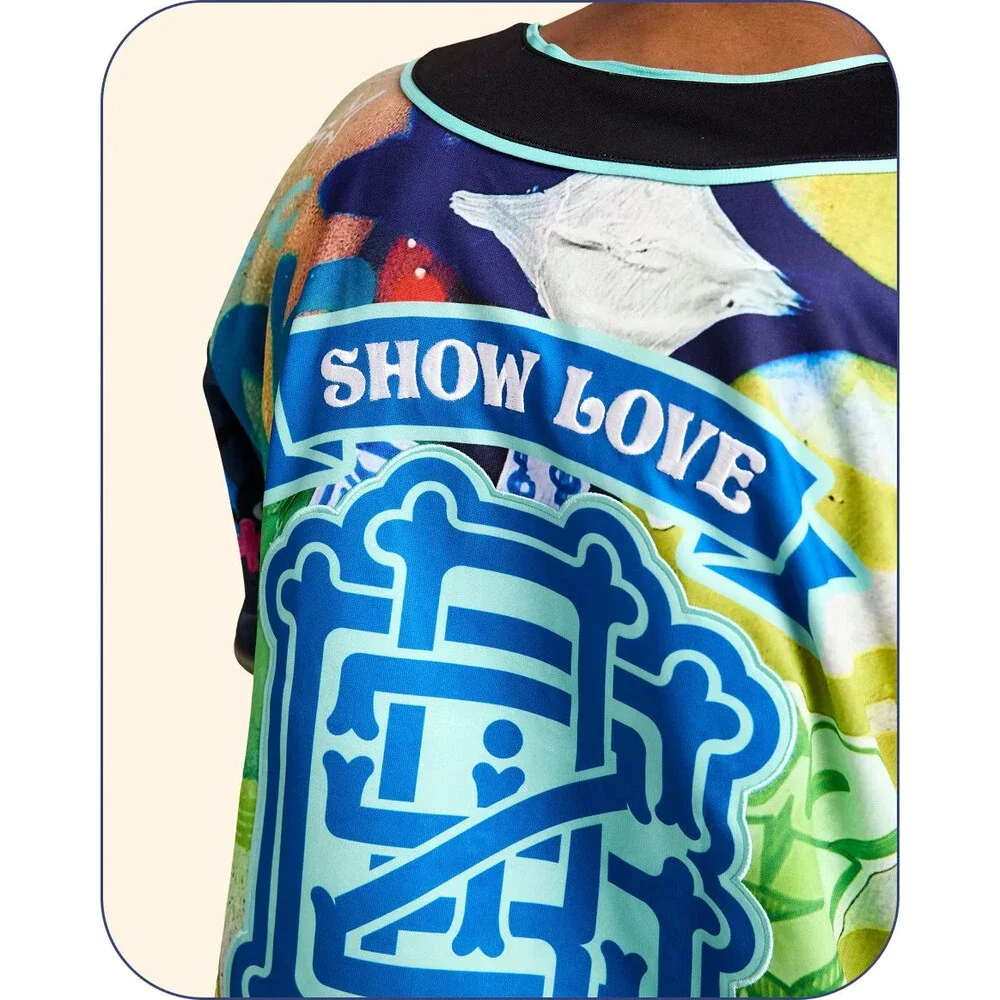 GRiZ - “Stay In Tune” Button Up Team Baseball Jersey Size Small (S) EDM & Rave
